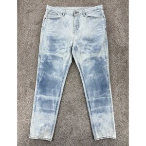Outerknown Jeans Mens 34x32 Blue Drifter Straight Taper (Actual 36x32) Acid Wash